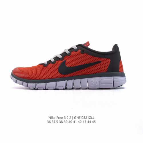 130 耐克Nike Free 3.0 V2 耐克赤足3.0经典透气网面休闲百搭运动跑鞋 耐克赤足3.0 V2网面透气跑鞋超轻网布透气情侣跑步鞋 类型：男女鞋