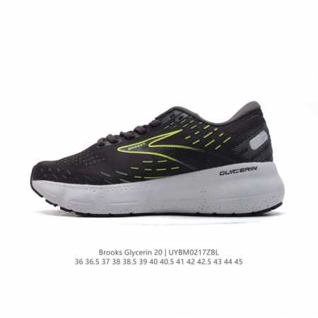 公司级 Brooks布鲁克斯 Glycerin 甘油20运动鞋 缓震慢跑鞋 老爹鞋，注入氮气之后的超凡缓震体验。穿过布鲁克斯的伙伴都知道，布鲁克斯的鞋面已经记不 - 点击图像关闭