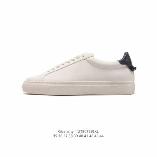 高奢品牌 Gvc纪梵希 男女士板鞋 Givenchy Urban Street Leather Sneakers时装百搭休闲皮革系带小白板鞋 时尚运动鞋 原版克