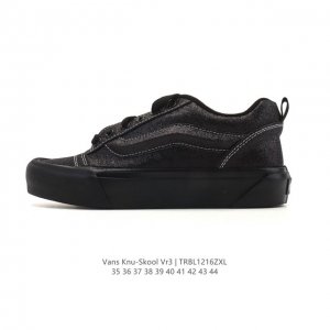 万斯 Vans Knu-Skool Vr3 Lx 面包鞋皮革拼接鞋面。坎普尔 茱利安系列低帮复古硫化休闲运动板鞋“肥胖版大Logo”要说整个 年最为热门的鞋型之