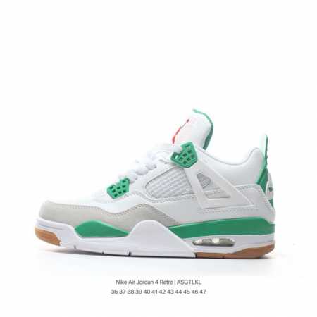 aj4 乔4 jordan 乔丹 原楦原纸版数据开发，采用磨砂牛皮拼接牛剖爆裂纹皮革鞋面材质，鞋垫配置欧索莱去臭除味物料，缜密定位拉帮及注胶效果，中底pu内嵌开 - 点击图像关闭