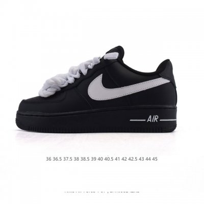耐克 Nike Air Force 1 '07 空军一号 粗麻花亮色鞋带 搭配宽边鞋带 解构绑带 Af1 男女子运动鞋复古篮球鞋。巧妙结合复古美学和新潮魅力，旨