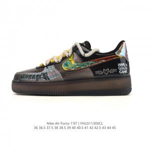 公司级 Af1耐克 Nike Air Force 1 ‘07 Low 空军一号 2025年 新款 解构绑带 双鞋带 厚底增高百搭运动板鞋 原楦头原纸板 打造纯正