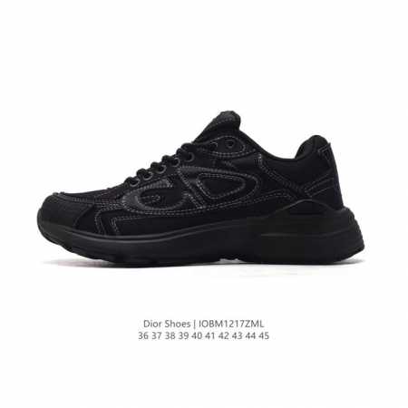 公司级 Dior 迪奥 高奢品牌 彰显高级气质 Dior 运动鞋低帮系列复古百搭休闲鞋时尚慢跑鞋厚底老爹鞋。 码数：36-45 编码：Iobm1217Zml - 点击图像关闭