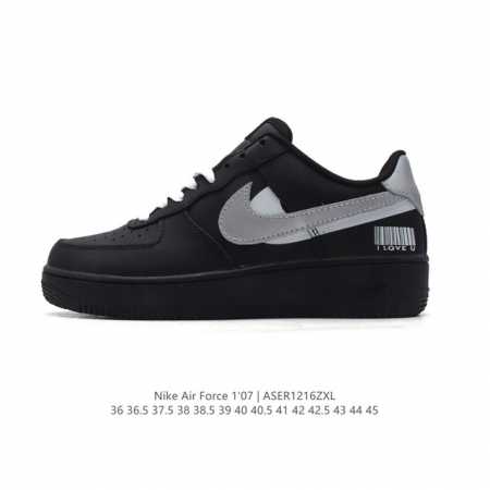 耐克 Nike Air Force 1 '07 Low 空军一号含气垫 小白鞋 低帮百搭厚底增高休闲运动板鞋。柔软、弹性十足的缓震性能和出色的中底设计，横跨复古 - 点击图像关闭