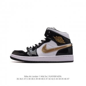特价头层皮 耐克 Nike Air Jordan 1 Mid 男女子篮球鞋时尚轻盈板鞋aj1乔1运动鞋 乔丹一代 高帮复古休闲篮球鞋 。Air Jordan 1