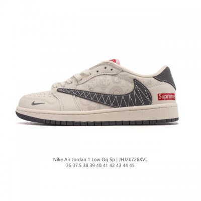 公司级 真标 耐克 Nike Air Jordan 1 Low Og Sp Military Blue Aj1乔1倒勾 2025年新款 蛇年新款 低帮篮球鞋 A