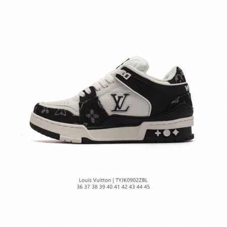 路易威登louis Vuitton Lv路易威登板鞋 时尚厚底增高运动鞋 潮男女鞋 舒适防滑底和百搭性霸屏整个时尚娱乐圈，细节调整完美主义！鞋面采用专柜zp一致 - 点击图像关闭