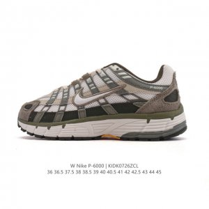 公司级 耐克 Nike 男女子休闲运动鞋 P-6000Premium 轻便舒适透气防滑缓震耐磨跑步鞋。P-6000 是一款植根于 2000 年代风格的混合款式，