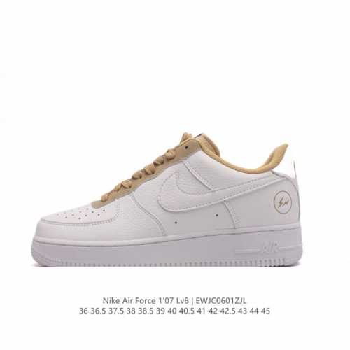 公司级 Af1耐克 Nike Air Force 1 ‘07 Low 空军一号 厚底增高百搭运动板鞋 原楦头原纸板 打造纯正空军版型，专注外贸渠道 全掌内置蜂窝