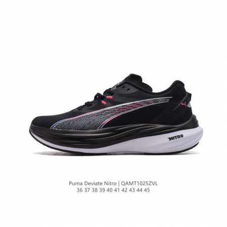 公司级 彪马 PUMA Deviate NITRO3男女士跑步鞋减震舒适缓冲回弹简约软底运动鞋注氮泡沫橡胶鞋垫耐磨防滑百搭老爹鞋 Deviate Nitro 是 - 点击图像关闭