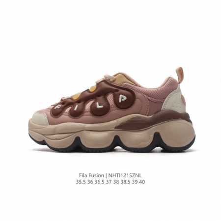 公司级 斐乐 女款老爹鞋 Fila Fusion 厚底增高百搭运动鞋 意大利百年经典运动品牌，网红单品 小红书推荐爆款 Fila斐乐新款小白鞋斐乐潮牌文化街头风 - 点击图像关闭