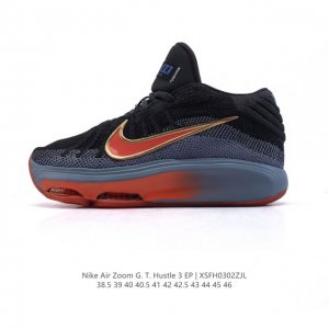 230 【新品 公司级】Nike 耐克 男鞋G.T. Hustle 3 Fp Ep训练运动实战篮球鞋 气垫厚底增高运动板鞋。前足 Air Zoom 氣墊採用馬蹄