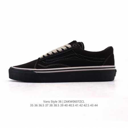 真标 带半码 Vans 万斯 Style 36 经典低帮休闲运动硫化滑板板鞋。真的是吹爆的系列,那就是Vansstyle36系列低帮经典复古文化休闲运动篮球鞋好 - 点击图像关闭