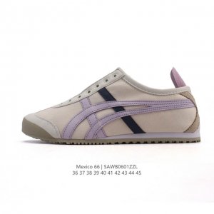 公司级 Asics 亚瑟士 女鞋真标半码制 配足弓鞋垫 日产经典老牌-鬼塚虎 Onitsuka Tiger Mexico 66经典墨西哥系列复古经典百搭板鞋休闲
