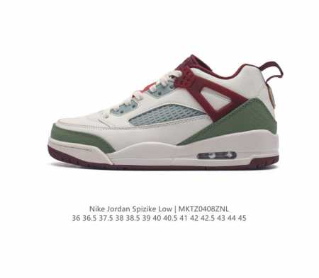 耐克 乔丹 Nike Jordan Spizike Low 低帮经典爆裂纹复古运动篮球鞋！全新低帮造型吸睛！整双鞋在融合了 Air Jordan 经典鞋款中的标 - 点击图像关闭