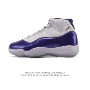 耐克乔丹11代 Nike Air Jordan 11 Retro 复刻男女同款运动鞋 Aj11代经典设计，深受球员与球迷喜爱。Jordan 乔丹 采用漆皮牛培革