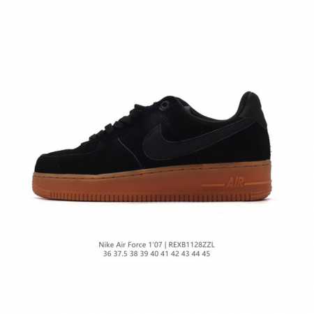 耐克 Nike Air Force 1 '07 Low 空军一号含气垫 小白鞋 低帮百搭厚底增高休闲运动板鞋。柔软、弹性十足的缓震性能和出色的中底设计，横跨复古 - 点击图像关闭