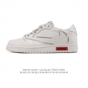 真标 耐克 Nike Air Jordan 1 Low Og Sp Military Blue Aj1乔1倒勾 2025年新款 低帮篮球鞋 Aj1 乔丹1代 A