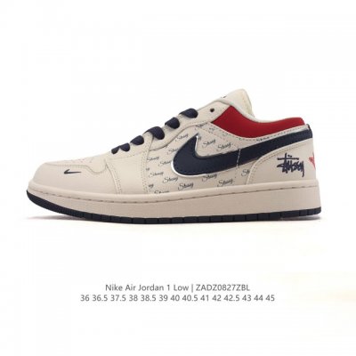 耐克 乔丹Air Jordan 1 Low Aj1 乔1 乔丹1代Aj1 低帮复古文化休闲运动篮球鞋。该鞋款从 1985 年元年款汲取设计灵感，焕新演绎简约经典