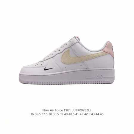 耐克 Nike Air Force 1 '07 Low 空军一号含气垫 低帮百搭厚底增高休闲运动板鞋。柔软、弹性十足的缓震性能和出色的中底设计，横跨复古与现代的 - 点击图像关闭