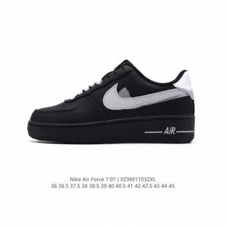 耐克 Nike Air Force 1 '07 Low 空军一号含气垫 低帮百搭厚底增高休闲运动板鞋。柔软、弹性十足的缓震性能和出色的中底设计，横跨复古与现代的 - 点击图像关闭
