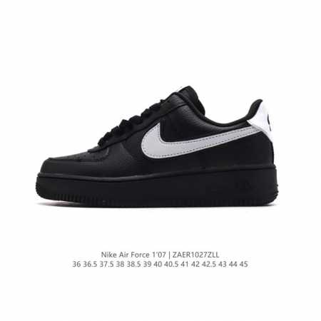 耐克 Nike Air Force 1 '07 Low 空军一号含气垫 低帮百搭厚底增高休闲运动板鞋。柔软、弹性十足的缓震性能和出色的中底设计，横跨复古与现代的 - 点击图像关闭