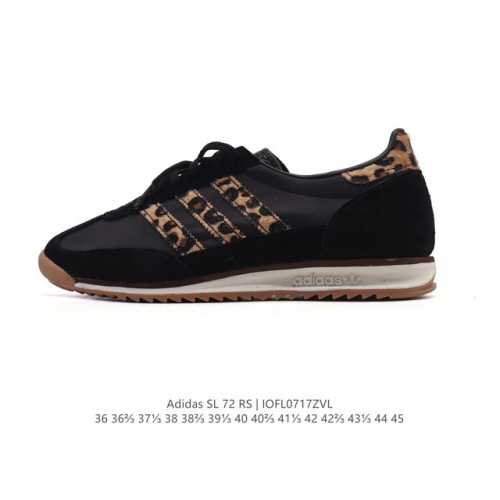 公司级 阿迪达斯Adidas Sl 72 Shoes 经典复古薄底运动鞋 T头鞋 三叶草复古休闲跑步鞋休闲运动鞋 这款经典运动鞋携复古型格，来访你的活力日常 采