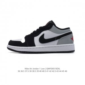 耐克 乔丹Air Jordan 1 Low Aj1 乔1 乔丹1代Aj1 低帮复古文化休闲运动篮球鞋。从1985 年面世的元年款汲取设计灵感，采用简洁大方的经典