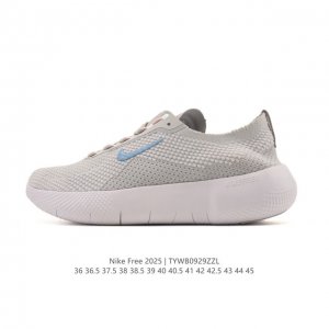 新品 耐克 Nike Free 2025 男女子跑步训练鞋 Hf1078-002 Free 2025 公路运动跑步鞋，采用 Flyknit 飞织材料，助你在运动