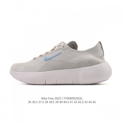 新品 耐克 Nike Free 2025 男女子跑步训练鞋 Hf1078-002 Free 2025 公路运动跑步鞋，采用 Flyknit 飞织材料，助你在运动