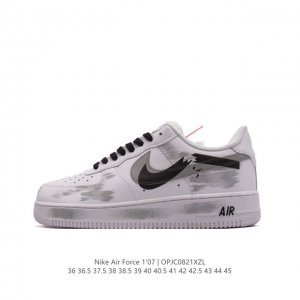 公司级 Af1耐克 Nike Air Force 1 ‘07 Low 空军一号 厚底增高百搭运动板鞋 原楦头原纸板 打造纯正空军版型，专注外贸渠道 全掌内置蜂窝
