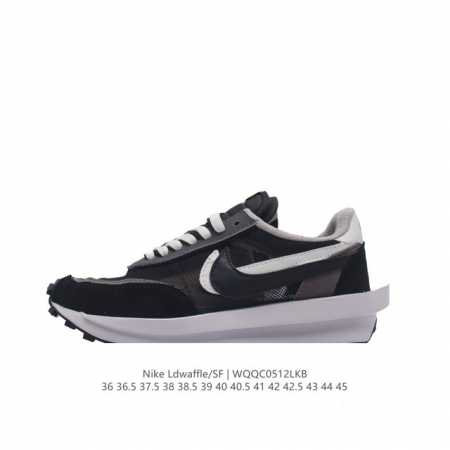 耐克 Nike 耐克双勾swoosh跑鞋 厚底增高运动鞋。Sacai X Nike Ldwaffle 慢跑鞋 Sacai 将 Nike 经典鞋款 Waffle - 点击图像关闭