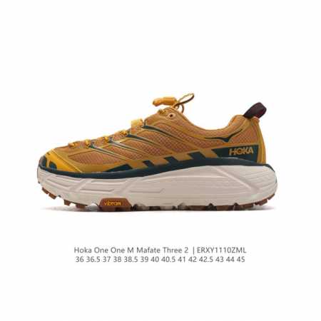 公司级 HOKA ONE ONE Mafate Three 2 男女子跑步鞋 越野跑新配色！采用 Mafate Speed 2 缓冲性良好的底部单元，搭载有快速 - 点击图像关闭