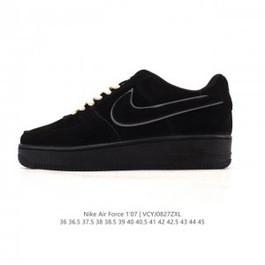 耐克 Nike Air Force 1 '07 Low 空军一号含气垫 小白鞋 2025年新款 低帮百搭厚底增高休闲运动板鞋。柔软、弹性十足的缓震性能和出色的中