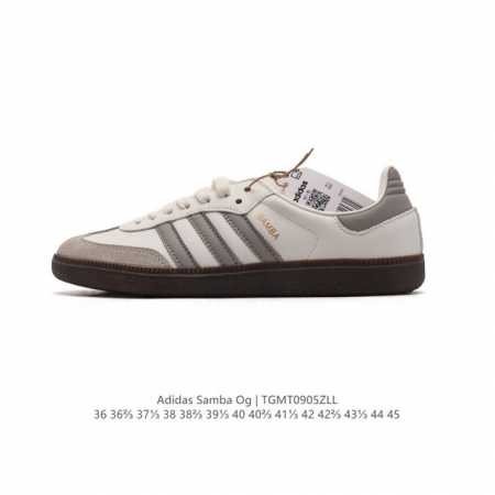 阿迪达斯 德训鞋 Adidas Originals Samba Og Shoes 经典运动鞋小白鞋 T头鞋 男女鞋 彰显休闲摩登风情的时尚经典鞋。它诞生于50年 - 点击图像关闭