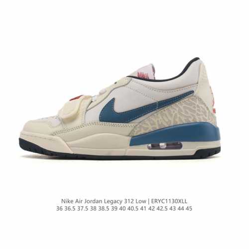 公司级 耐克 Aj 乔丹 Air Jordan Legacy 312 低帮运动鞋 Aj312 乔312百搭篮球鞋 酷炫混搭，谁人不爱？Air Jordan Le