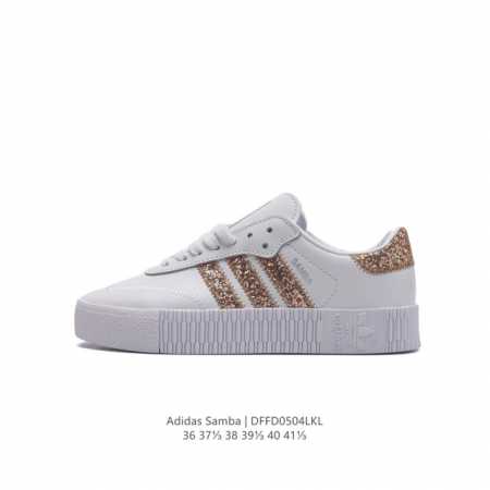 阿迪达斯 德训鞋 Adidas Originals Samba Og Shoes 经典运动鞋小白鞋 T头鞋 男女板鞋 彰显休闲摩登风情的时尚经典鞋。它诞生于50 - 点击图像关闭