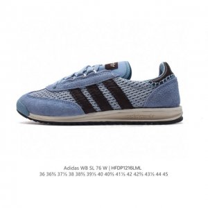 福利阿迪达斯 Adidas 精选联名wales Bonner Wales Bonneradidas Sl76低帮运动板鞋sky Blue 蔚蓝晴空的感觉｜尊嘟好