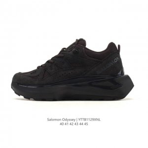新品公司级 Salomon 萨洛蒙 户外男款防水休闲鞋Odyssey Elmt Low 低帮老爹鞋，Salomon Odyssey Elmt是萨洛蒙 Salom