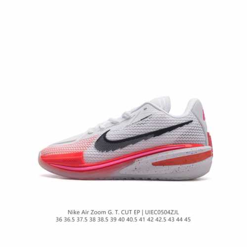 真标 Nike Air Zoom G.T.Cut 3 Ep耐克新款实战系列篮球鞋。全掌react+Zoom Strobel+后跟zoom 离地面更近的设计提供更
