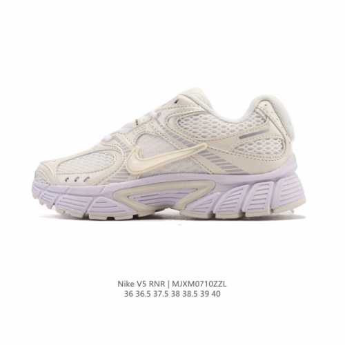 耐克 Nike 2025年新款 Nike V5 Rnr 轻量缓震支撑休闲鞋 舒适防滑耐磨低帮复刻运动鞋 厚底增高老爹鞋 Hj5228-003经典设计与现代工艺完