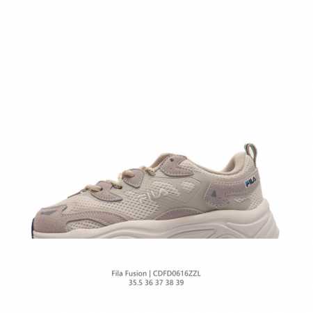 Fila Fusion 意大利百年经典运动品牌，网红单品 小红书推荐爆款 Fila斐乐火星鞋新款复p古百搭运动鞋斐乐潮牌文化篮球鞋 街头风运动鞋老爹鞋厚底跑步鞋 - 点击图像关闭