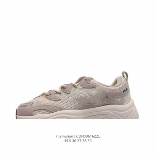 Fila Fusion 意大利百年经典运动品牌，网红单品 小红书推荐爆款 Fila斐乐火星鞋新款复p古百搭运动鞋斐乐潮牌文化篮球鞋 街头风运动鞋老爹鞋厚底跑步鞋
