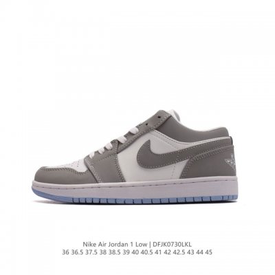 耐克 乔丹air Jordan 1 Low Aj1 乔1 乔丹1代aj1 低帮复古文化休闲运动篮球鞋。该鞋款从 1985 年元年款汲取设计灵感，焕新演绎简约经典