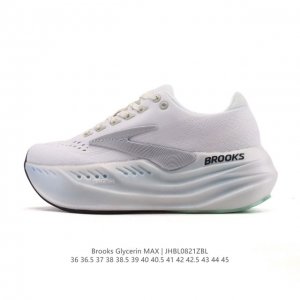新品公司级 布鲁克斯 Glycerin Max 超级甘油:舒适的增高神器！Brooks Glycerin Max是一款极具突破性的顶级缓震运动跑鞋，由百年专业跑