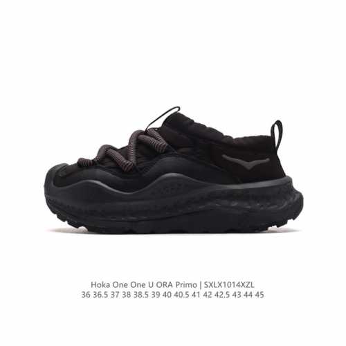 公司级小红书推荐hoka One One U Ora Primo Low 全新配色 解构绑带 厚底增高运动跑步鞋 户外活动老爹鞋 时尚休闲板鞋 这个品牌来自于新