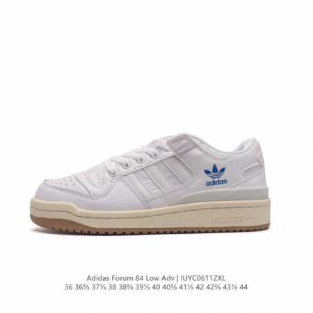 Adidas 阿迪达斯 Forum 84 Low Shoes 饰有摩登细节的forum 经典板鞋运动鞋休闲篮球运动鞋。当adidas Forum篮球鞋初次登上球 - 点击图像关闭