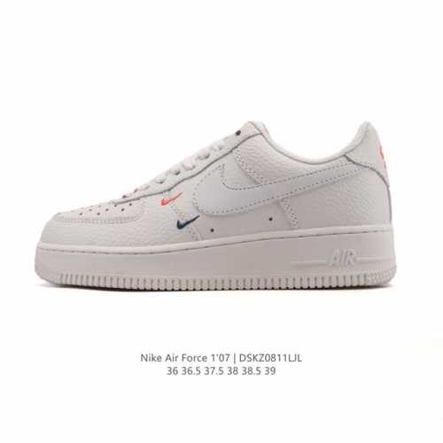 耐克 Nike Air Force 1 '07 Low 空军一号含气垫 小白鞋 2025年新款 低帮百搭厚底增高休闲运动板鞋。柔软、弹性十足的缓震性能和出色的中