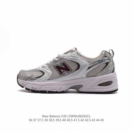 真标 新百伦 NB530 New Balance 530 复跑古鞋NB530这鞋双确实是NB家经复典古款式之一，以全科新技诠释，成打功造530鞋款。鞋面保在持5 - 点击图像关闭